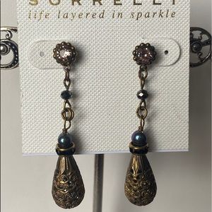 Sorrelli Black Fringe Earrings